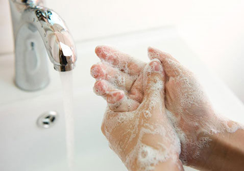 鹅掌风手癣洗手避免传染图片